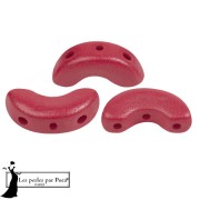 Perle di vetro Arcos® di Puca® 5x10 mm - Vogue Hibiscus Mat x10g