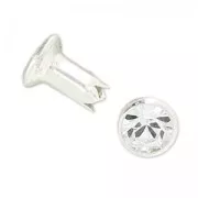 Rivetto PureCrystal 53000 5 mm Crystal/argentato x1