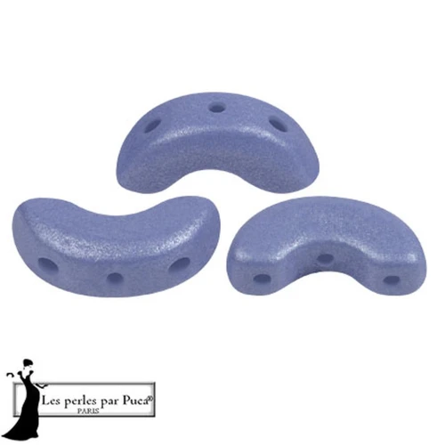 Perle di vetro Arcos® di Puca® 5x10 mm - Vogue Mauve Mat x10g