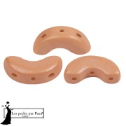 Perle di vetro Arcos® di Puca® 5x10 mm - Vogue Orange Peach Mat x10g|raw }}