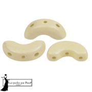 Perle di vetro Arcos® di Puca® 5x10 mm - Vogue Stone Mat x10g