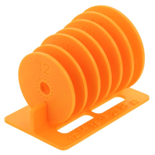 Peyote Bezel Starter Set 7 misure - Sunshine x1