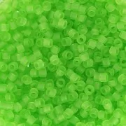 Miyuki Delica 11/0 DB1266 - Mat Transparent Lime x 8g