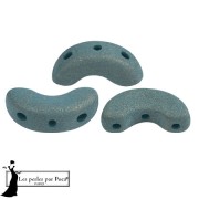 Perle di vetro Arcos® di Puca® 5x10 mm - Trendy Persian Blue Mat x10g