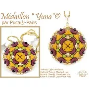 Perle di vetro Arcos® di Puca® 5x10 mm - Trendy Plum Mat x10g