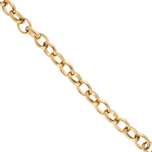 Catena Forzatina a maglia 12 mm - Acciaio inox 304 Dorato x50cm