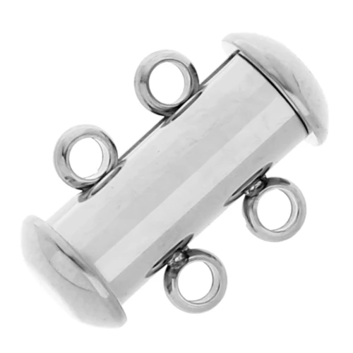 Chiusura magnetica e scorrevole a 2 file da 15 mm - acciaio inox 304 x1