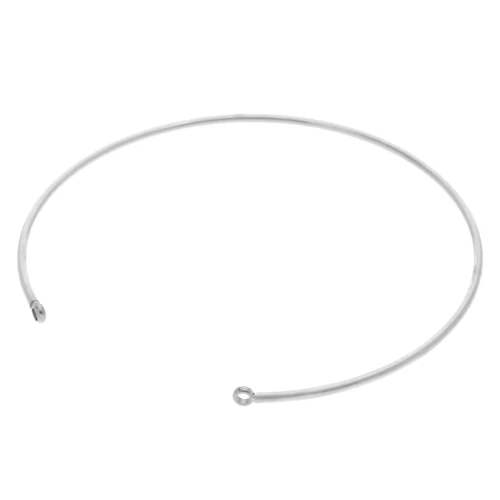 Bracciale sottile di 1,5x170 mm con 2 anelli chiusi - acciaio inossidabile 304 x1