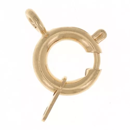 Anello a molla dorata mm. 9
