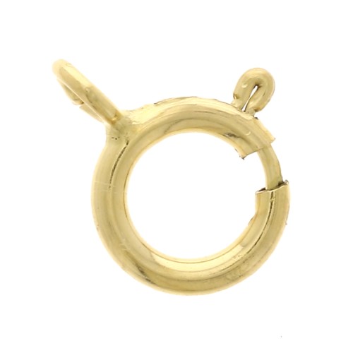 Chiusura a molla da 5,5 mm con anello aperto - Gold filled x1