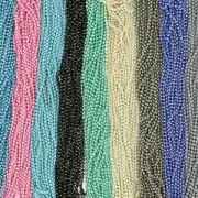 Catena a biglie sfaccettate 1.5 mm Bronce x1m