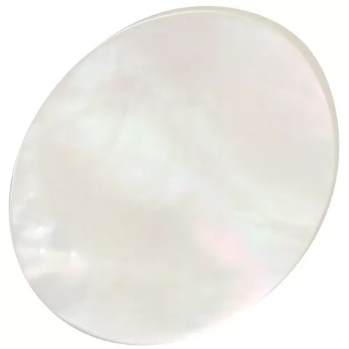 Cabochon ovale piatto di madreperla 12x10 mm x1