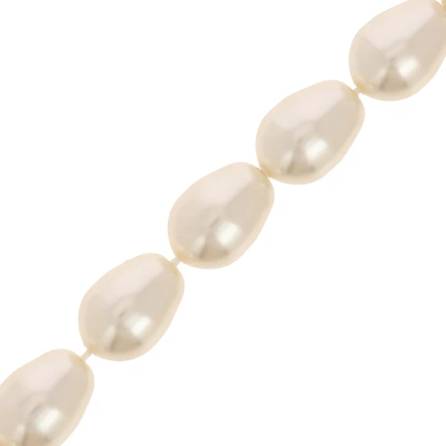 Perle PureCrystal 5821 11x8 mm - Crema Rosa Chiaro x5