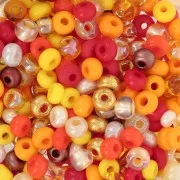 Perla Preciosa 6/0 da 4 mm - Mix Sun x 20 g