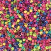 Perle Preciosa 11/0 da 2 mm - Mix multicolore Terra Intensive Lined x20g