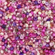 Perla Preciosa 11/0 2 mm - Mix rosa - viola x 20 g