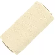 Lino chiaro - Bobina di filo cerato Linhasita per micro macramè 0,35 mm - Lino chiaro (1438) x448m Bobina di filo cerato Linhasita per micro macramè 0,35 mm - Lino chiaro (1438) x448m