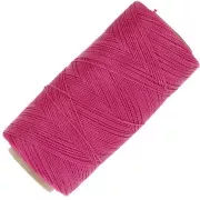 Bobina di filo cerato Linhasita per micro macramè 0,5 mm - Rosa brillante (1435) x335m