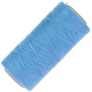 Bobina di filo cerato Linhasita per micro macramè 0,5 mm - Blu maya (1443) x335m