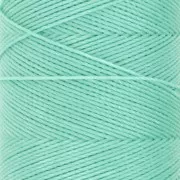 Bobina di filo cerato Linhasita per micro macramè 0,75 mm - Menta ghiacciata (1436) x228m