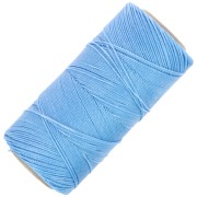 Bobina di filo cerato Linhasita per micro macramè 0,75 mm - blu Maya (1443) x228m|raw }}