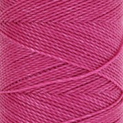 Bobina di filo cerato Linhasita per micro macramè 1 mm - Rosa brillante (1435) x168m
