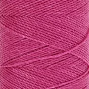 Bobina di filo cerato Linhasita per micro macramè 1 mm - Rosa brillante (1435) x168m