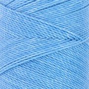 Bobina di filo cerato Linhasita per micro macramè 1 mm - blu Maya (1443) x168m