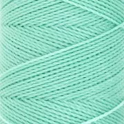 Bobina di filo cerato Linhasita per micro macramè 1 mm - Verde menta (1444) x168m
