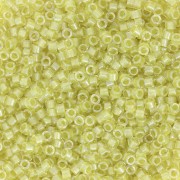 Miyuki Delica 11/0 DB0910 - Sparkling Yellow Green Lined Crystal x8g|raw }}