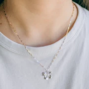 Collana a rettangolo 1,7 mm - Argento 925 - Dorato con oro fino - Oro rosa x45cm