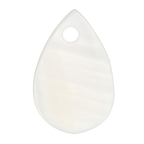 Zecchini in madreperla 9x6 mm - Naturale x6