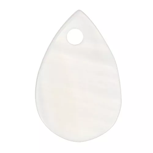 Zecchini in madreperla 9x6 mm - Naturale x6