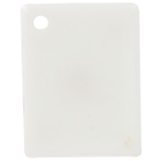 Pendente a forma di carta da gioco 22x17 mm - Asso di cuori in resina - Bianco - Rosso x1