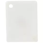 Pendente a forma di carta da gioco 22x17 mm - Asso di cuori in resina - Bianco - Rosso x1