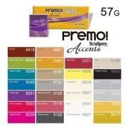 Pasta modellabile Premo Accents 57gr White Gold Glitter (n°5132)
