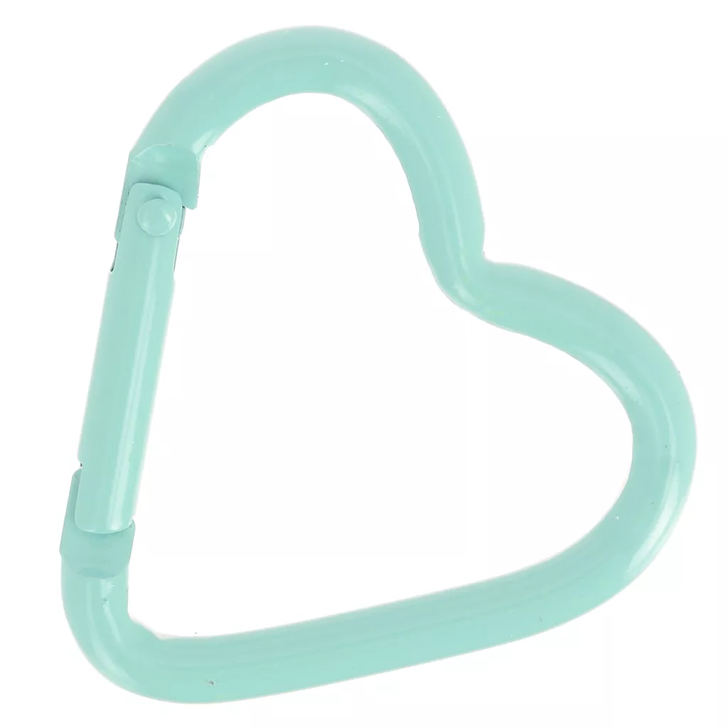 8 Moschettoni Portachiavi A Forma Di Cuore In Lega Di Zinco, Rosa Scuro, Per Borse, Zaini E Fai Da Te