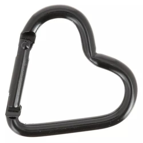 4 Ciondolo A Forma Di Cuore In Ottone Micro Pavé Con Zirconi Cubici Trasparenti E Chiusura A Moschettone Per Fare Collane Placcato Di Lunga Durata
