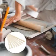 Distanziatori in legno per argilla polimerica - da 3 mm a 10 mm - Naturale x8