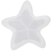 Stampo in silicone per stelle marine coppette 14x13 cm Trasparente