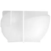 Stampo in silicone per vaso di conchiglie 13,5x7,5 cm x1