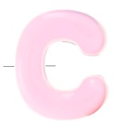 Assortimento di Perle dell'alfabeto 20x16 mm in acrilico - C - Multicolore x10|raw }}