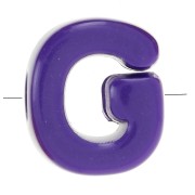 Assortimento di Perle dell'alfabeto 20x17 mm - G - Multicolore x10|raw }}