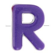 Assortimento di Perle dell'alfabeto 21x15 mm - R - Multicolore x10|raw }}