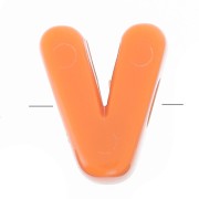 Assortimento di Perle dell'alfabeto 21x17 mm - V - Multicolore x10|raw }}