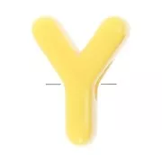 Assortimento di Perle dell'alfabeto 21x15 mm - Y - Multicolore x10