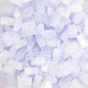 Miyuki Half Tila Beads 5x2.3x1.9 mm HTL-2563 - Silk Pale Light Lavender x10g|raw }}