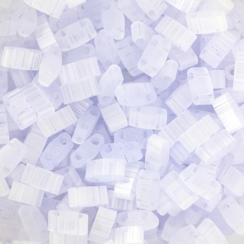 Miyuki Half Tila Beads 5x2.3x1.9 mm HTL-2563 - Silk Pale Light Lavender x10g