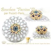 Perle in vetro Lipsi® di Puca® 4x6 mm - Bright carrot x10g