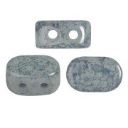 Perle di vetro Lipsi® di Puca® 4x6 mm - Dapple Gray marble x10g
